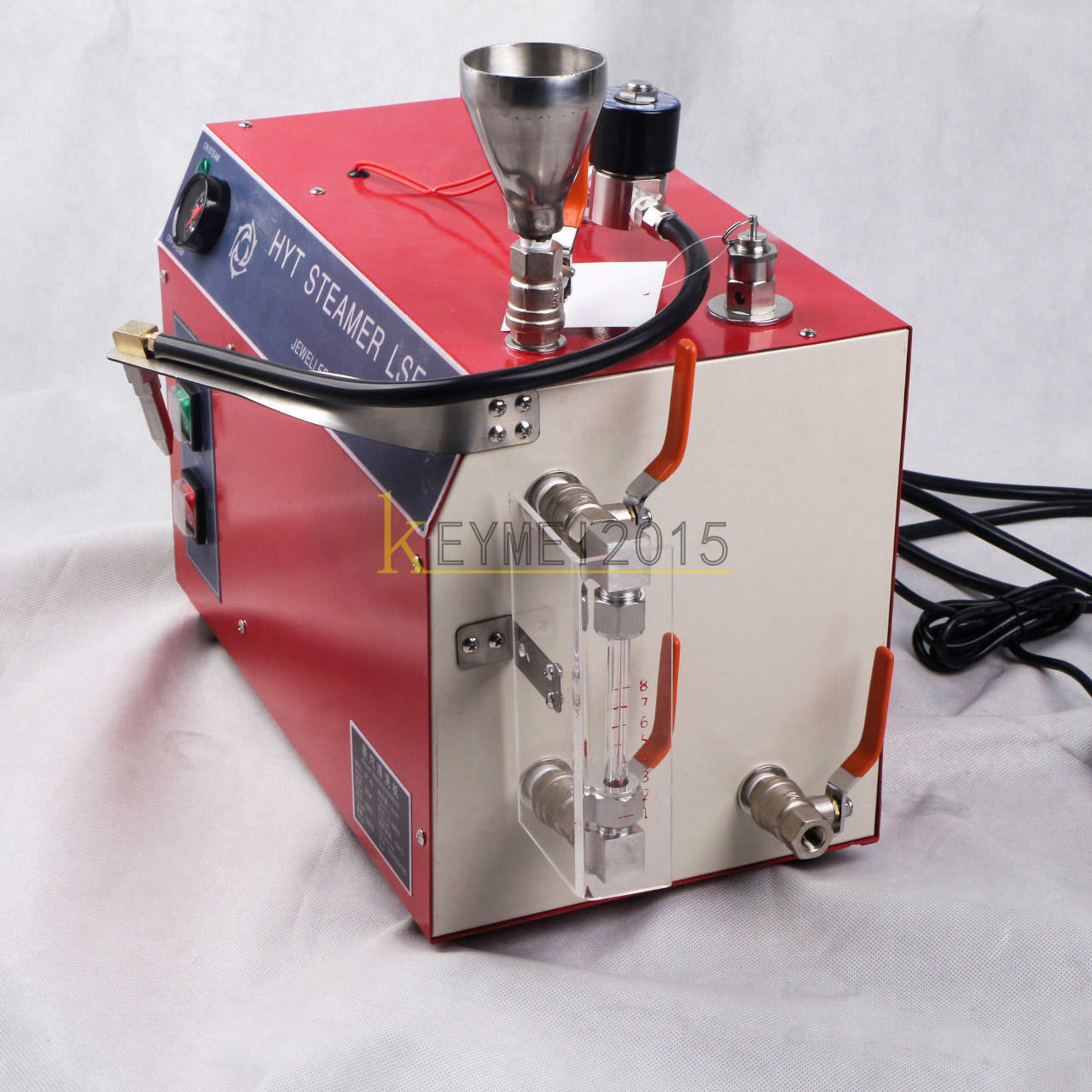 new 1PC 220V 6L Liquid Systom Steam Cleaner Jewelry Steam Cleaning Machine - NONE