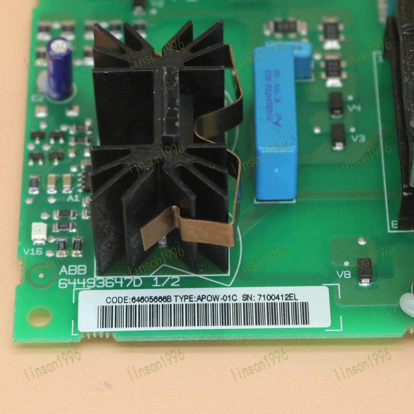 ABB Power Supply Board ACS800 APOW-01C in Good Condition - ABB