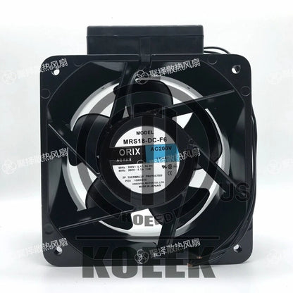 ORIX MRS18-DC-F6 Inverter cooling fan AC200V 0.4/0.5A 70/77W 200*200*90MM