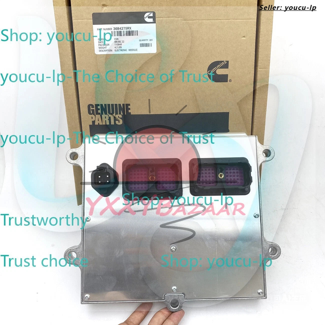ECM ECU Engine Control Module 3684275 for Cummins ISX CM871 CM2150 Computer Unit