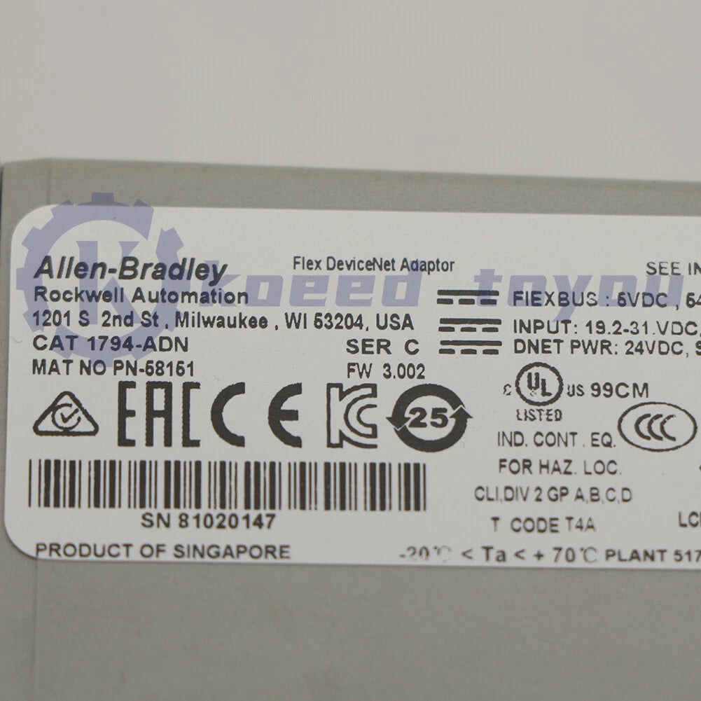 1PCS Allen-Bradley 1794-ADN Ser C 1794ADN