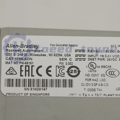 1PCS Allen-Bradley 1794-ADN Ser C 1794ADN