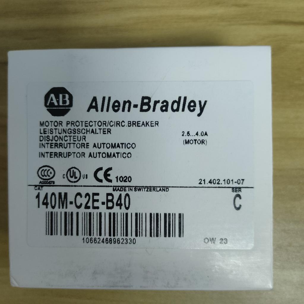 Allen-Bradley 140M-C2E-B40 Protector Circuit Breaker 2.5 - 4.0A - ALLEN-BRADLEY