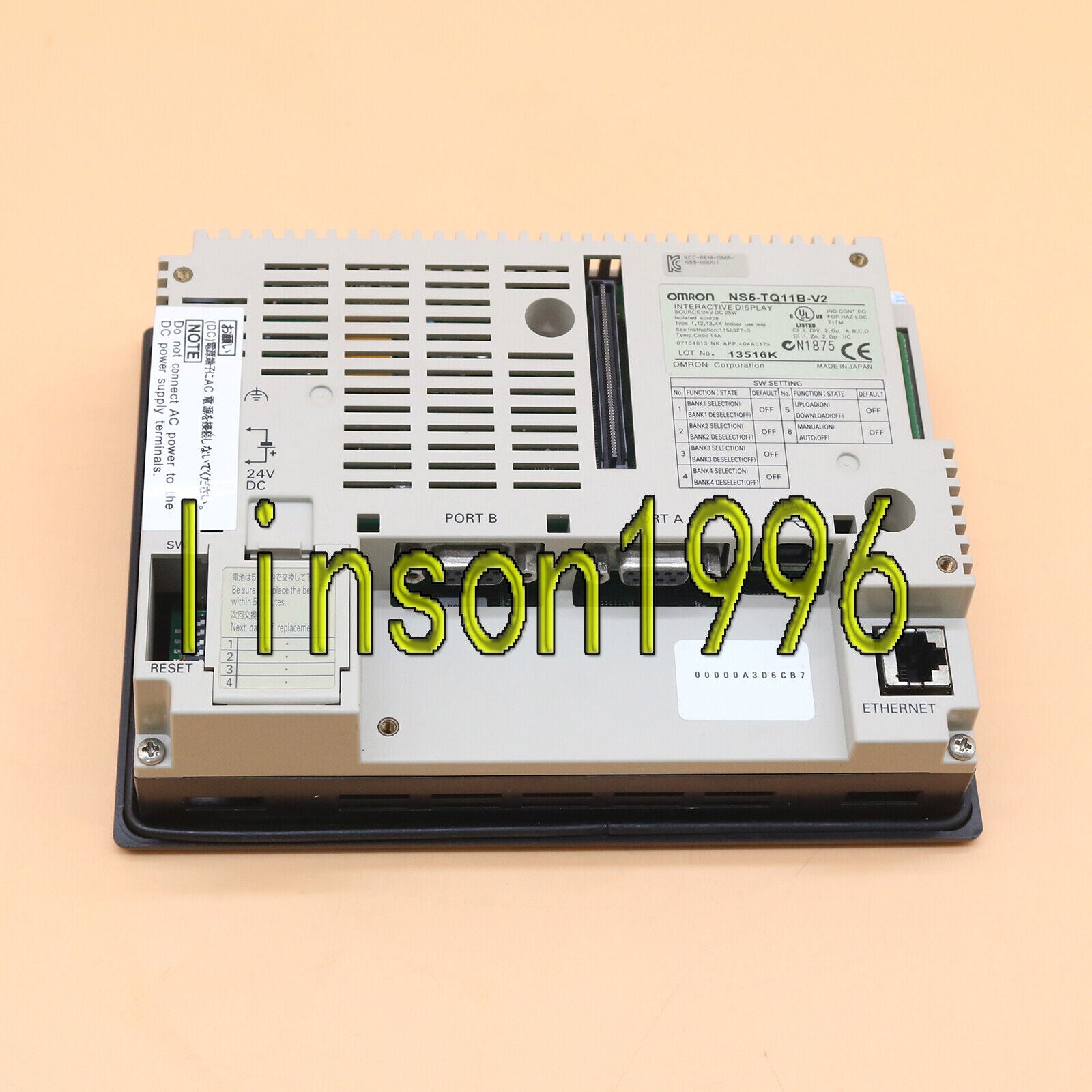 New ONE OMRON HMI NS5-TQ11B-V2 Touch Panel with 1 Year Warranty - OMRON