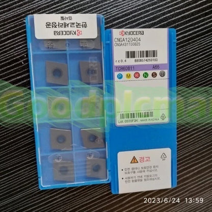 KYOCERA CNGA120404T02025 A65 CNGA431T00825 CNGA120404 CARBIDE INSERTS 10pcs/box