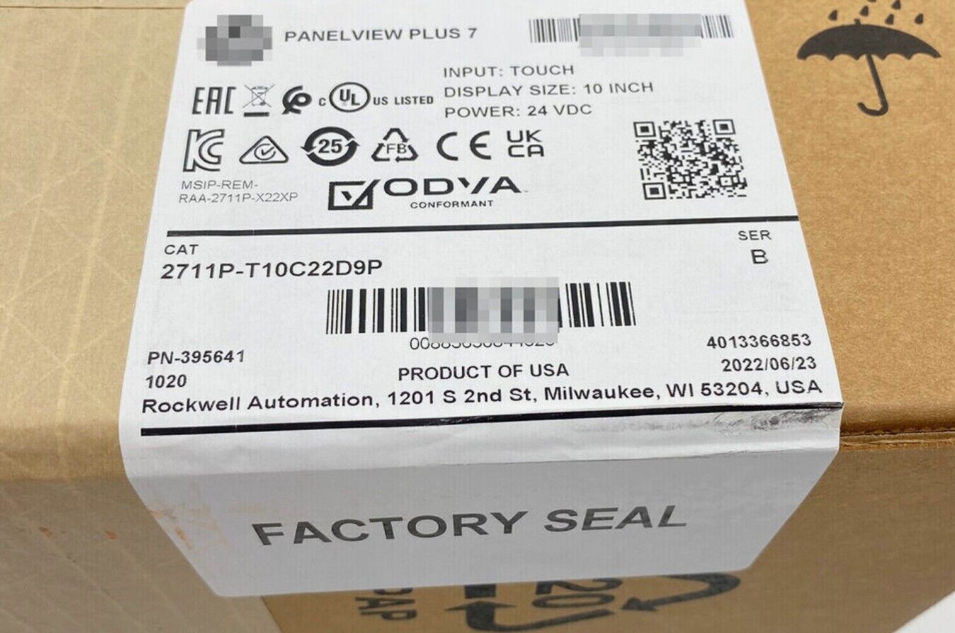 Allen-Bradley NEW Unopened 2711P-T10C22D9P PanelView Plus 7 Graphic Terminal - ALLEN-BRADLEY