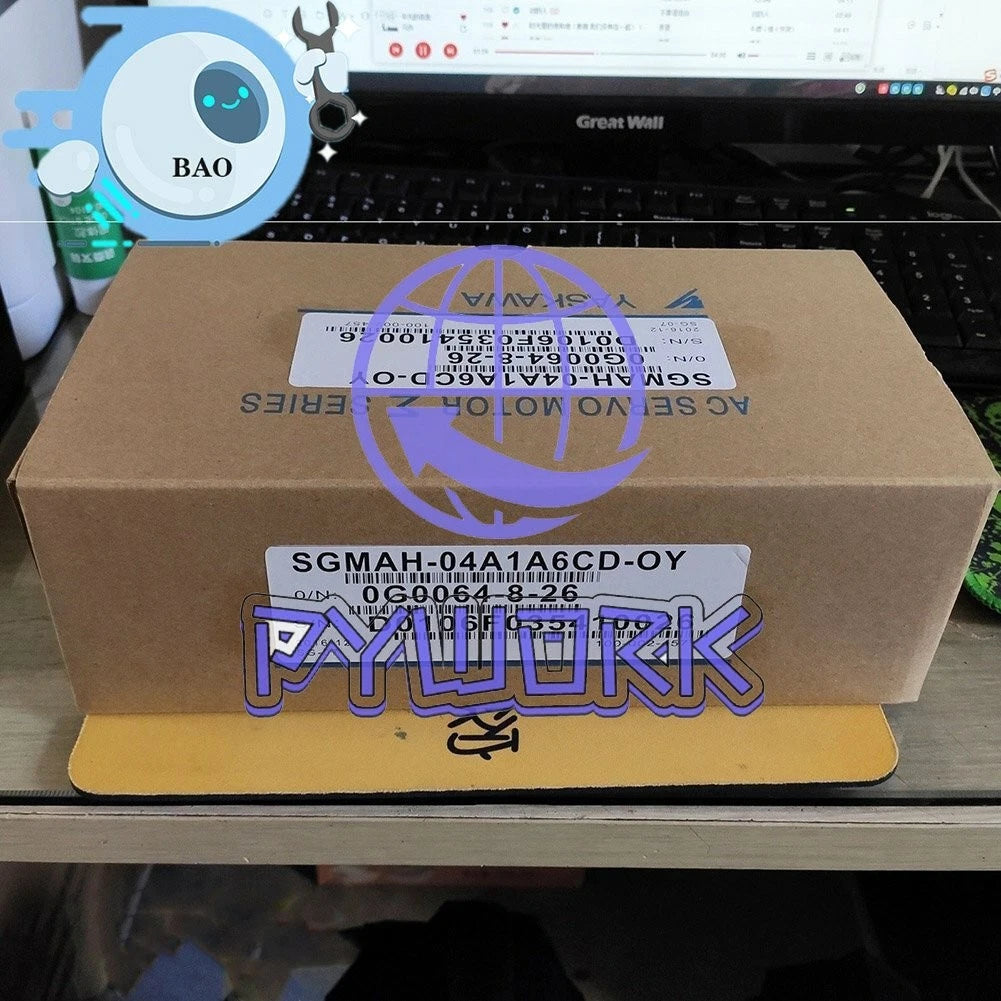 1PCS Yaskawa Servo Motor SGMAH-04A1A6CD-OY