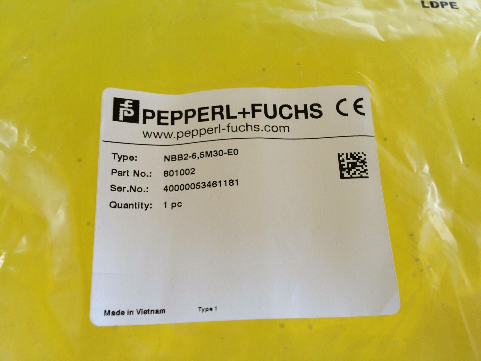 1PC Pepperl+fuchs NBB2-6.5M30-E0 Proximity Switch Fast Ship - PEPPERL+FUCHS