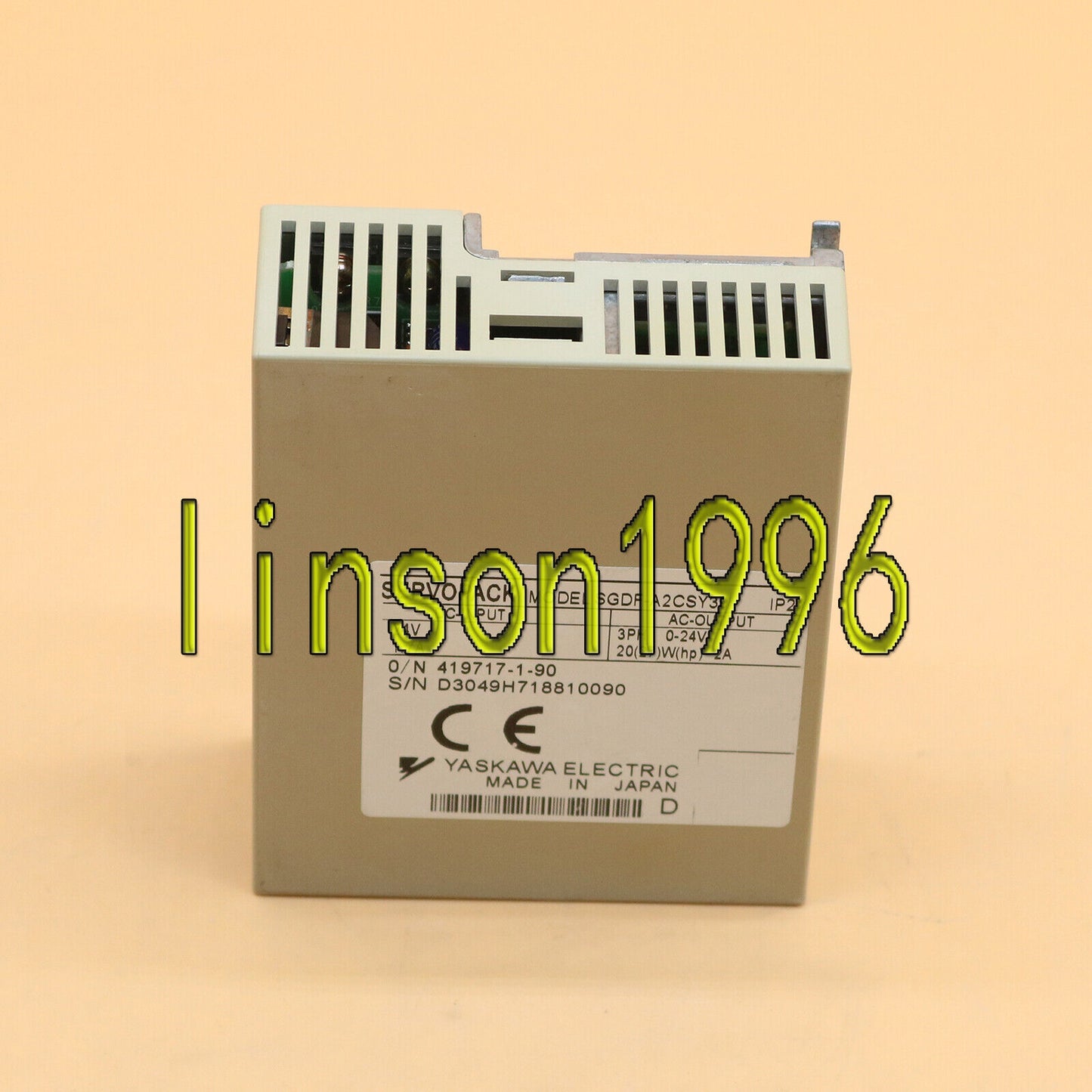 Used Yaskawa SGDF-A2CSY39 Servo Drive – Tested and in Good Condition - YASKAWA
