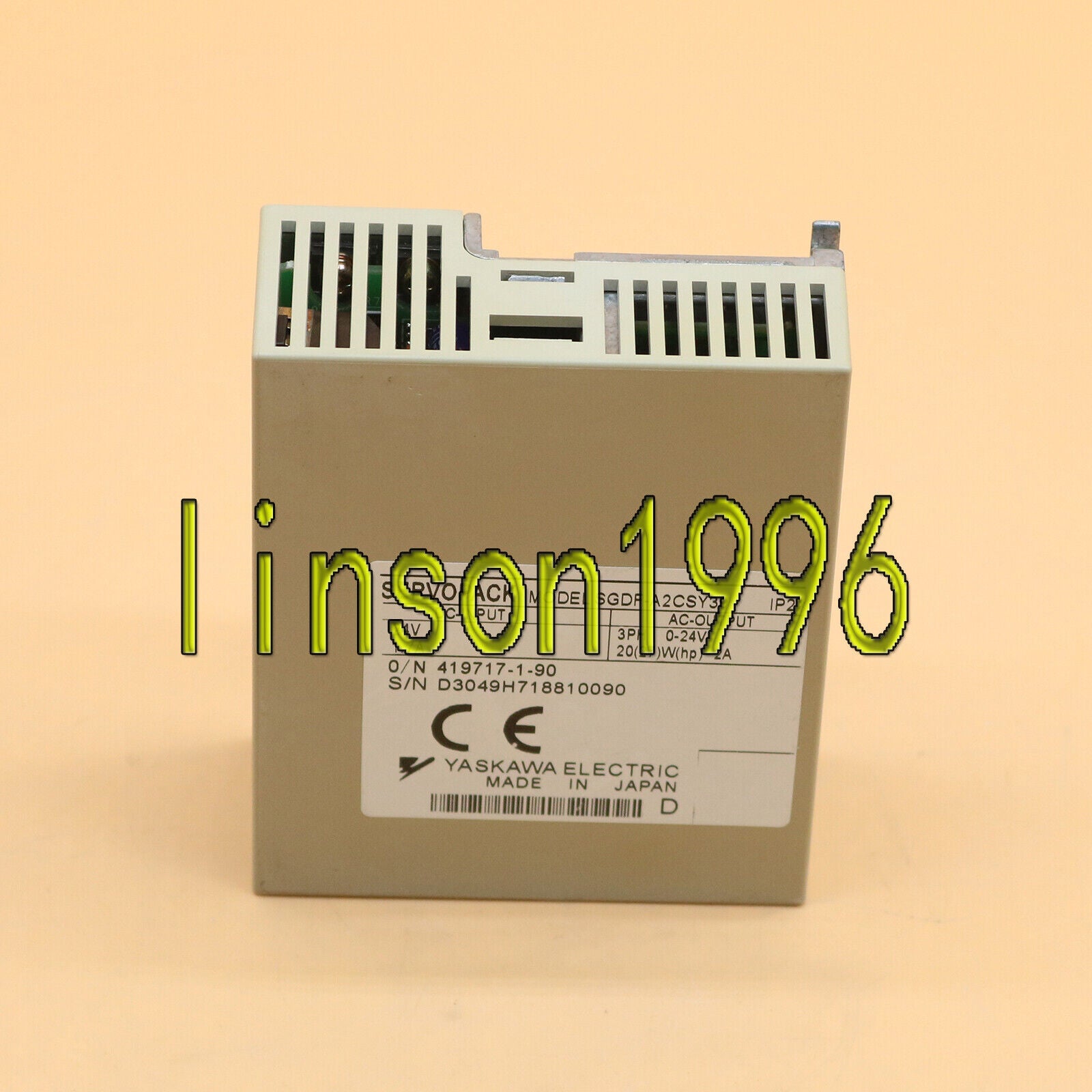 used  Yaskawa SGDF-A2CSY39 Servo Drive Tested In Good Condition koeed