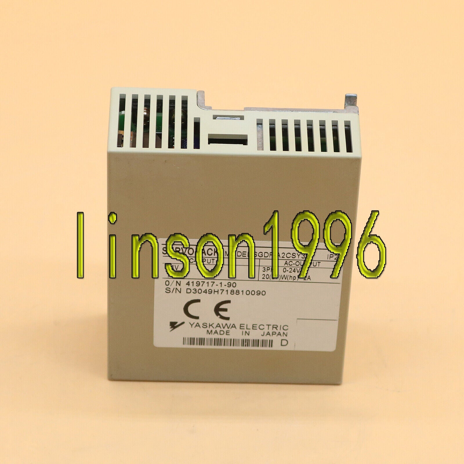 Used Yaskawa SGDF-A2CSY39 Servo Drive – Tested and in Good Condition - YASKAWA