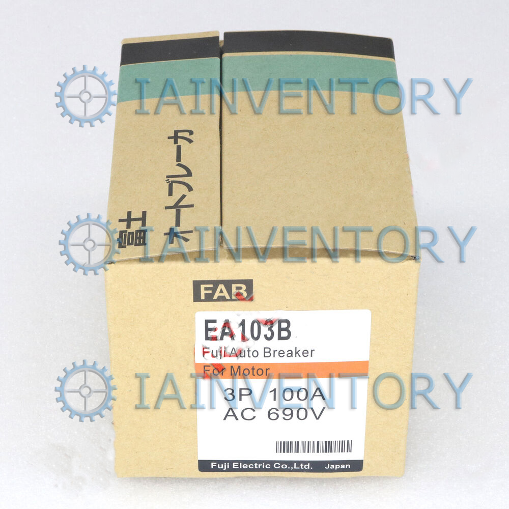 1 Piece NEW REPLACE FOR Fuji EA103B Circuit Breaker 100A 3P EA103B/100A - FUJI