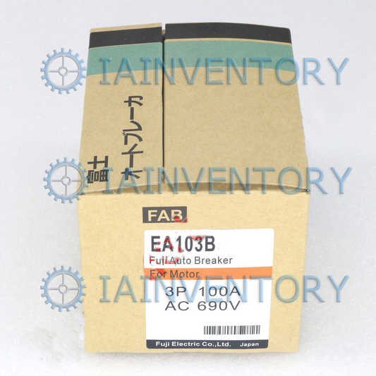 1 Piece NEW REPLACE FOR Fuji EA103B Circuit Breaker 100A 3P EA103B/100A - FUJI