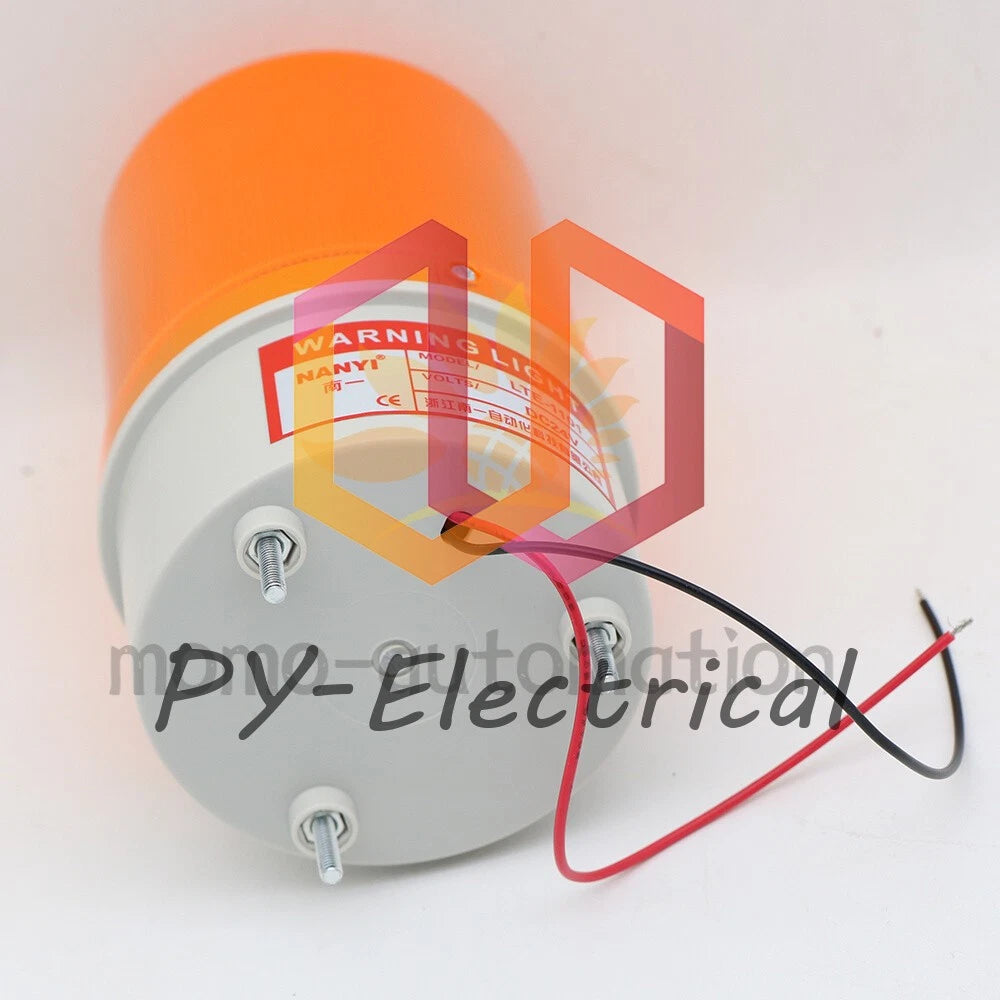 LTE-1101 DC 24V Traffic Industrial Strobe Yellow Signal Warning Light 1PCS