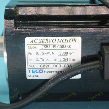 TECO AC Servo Motor JSMA-PLC08ABK 750W - TECO