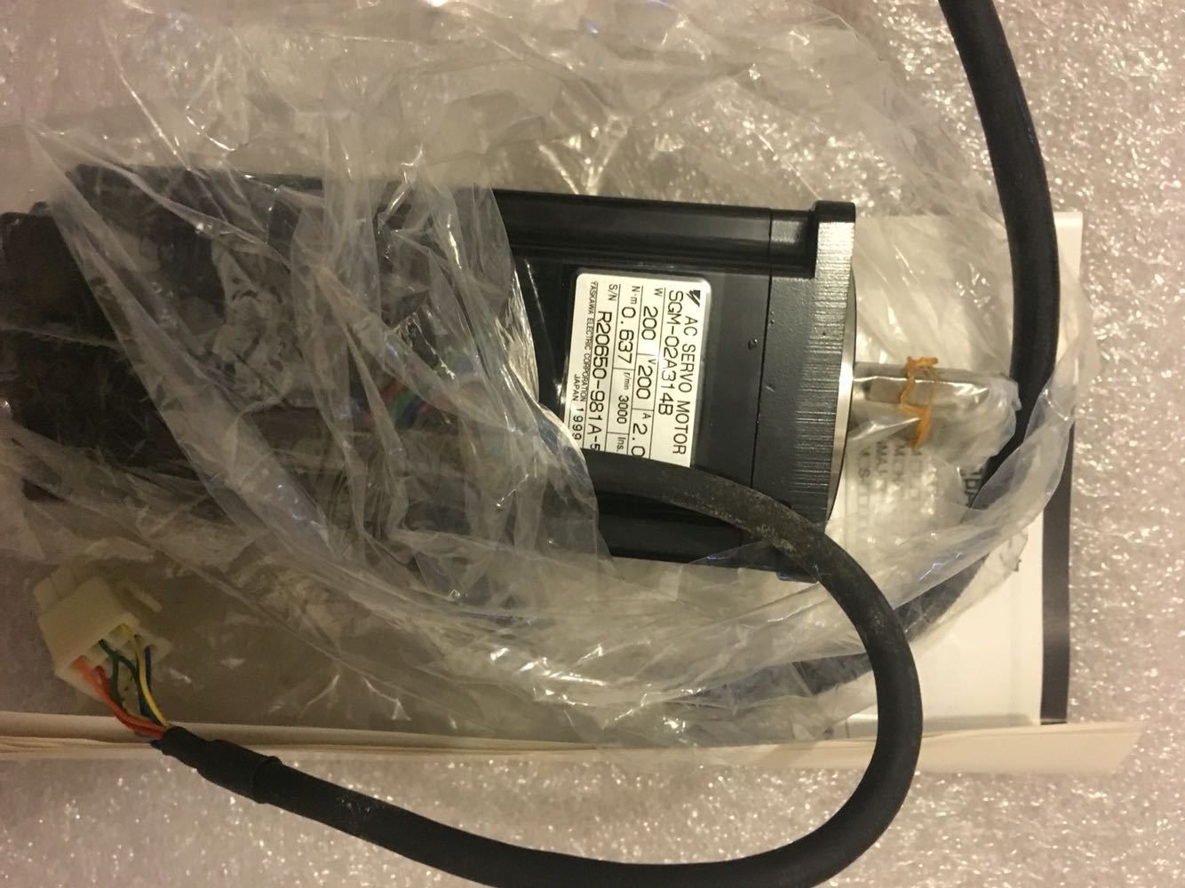 YASKAWA SGM-02A314B Servo Motor for Precision Control - YASKAWA