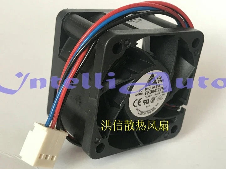 For Delta 4028 FFB0412VHN DC12V 0.45A 3-wire 40*28MM cooling fan