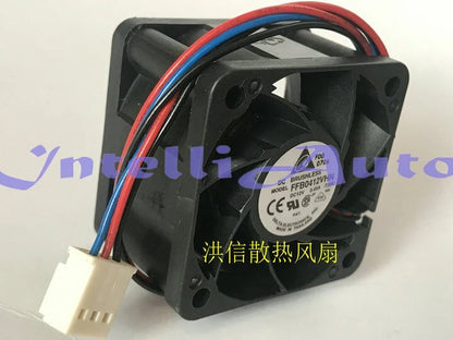 For Delta 4028 FFB0412VHN DC12V 0.45A 3-wire 40*28MM cooling fan