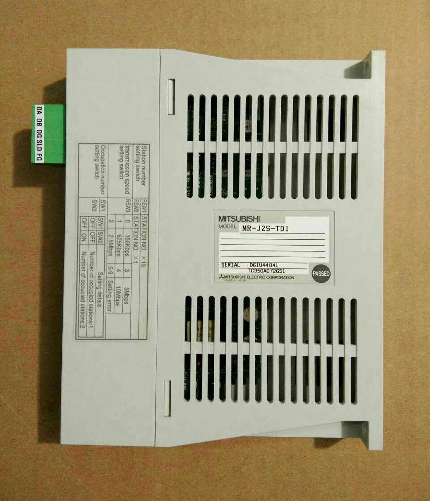 used ONE Mitsubishi MRJ2ST01 servo driver - MITSUBISHI