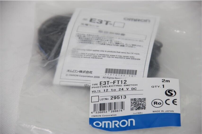 new 1pcs Omron E3T- FT12 2M Photoelectric Switch Sensor - OMRON