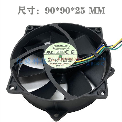 EVERFLOW   FB9025SU 9025 12V 1.1A CPU high airflow speed control cooling fan