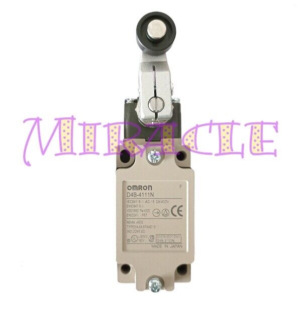 Omron D4B-4111N Limit Switch 24V DC 50Hz 100W - OMRON