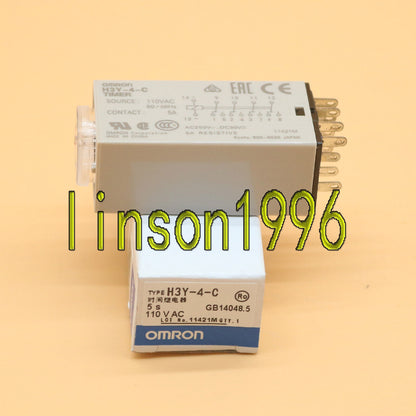 OMRON H3Y-4-C Timer 110VDC 5S in box - OMRON