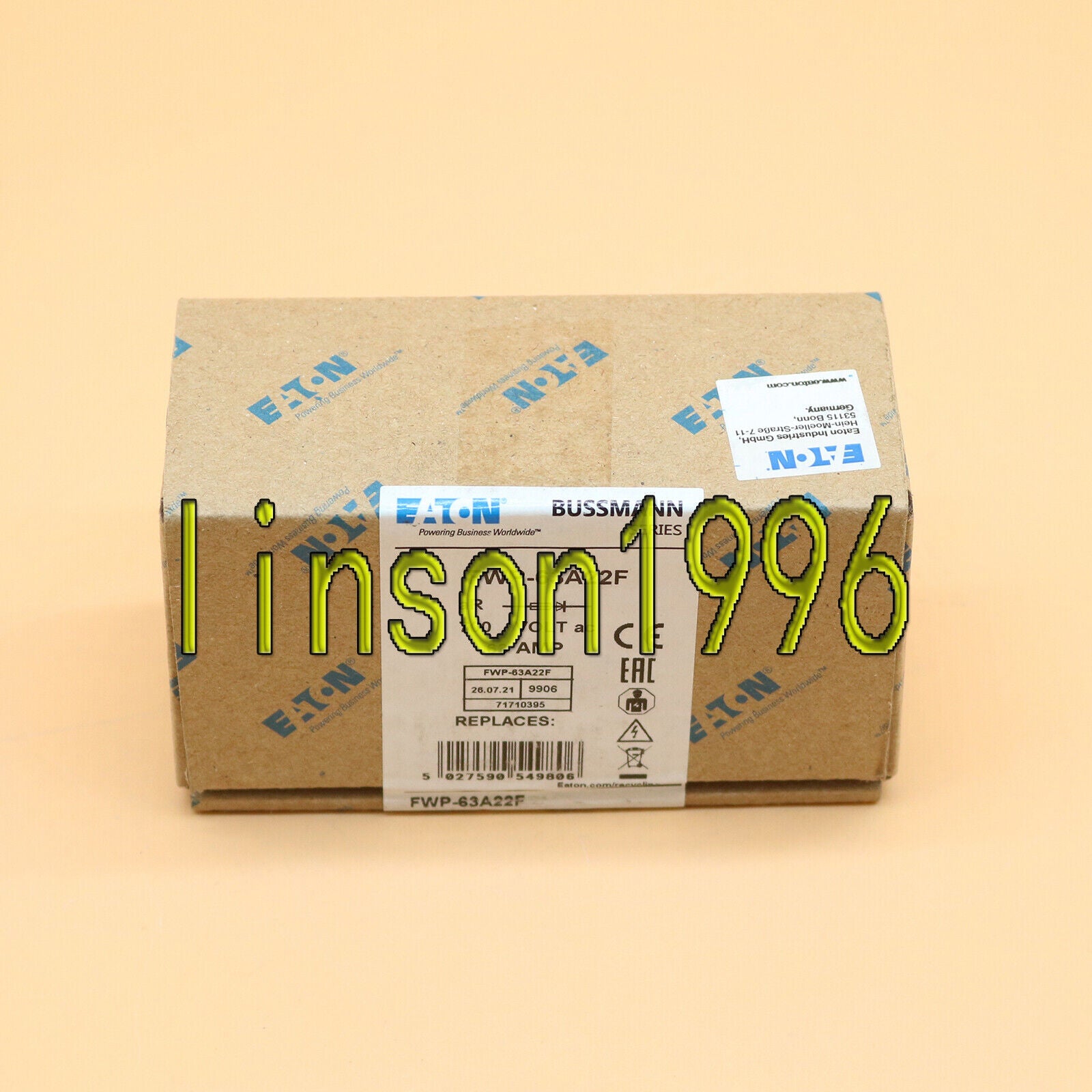 10-Piece/Box Bussmann EATON Fuse FWP-63A22F 700V Fast Ship - BUSSMANN EATON