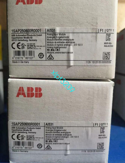 new AI531 1SAP250600R0001 ABB Analog input Module - ABB