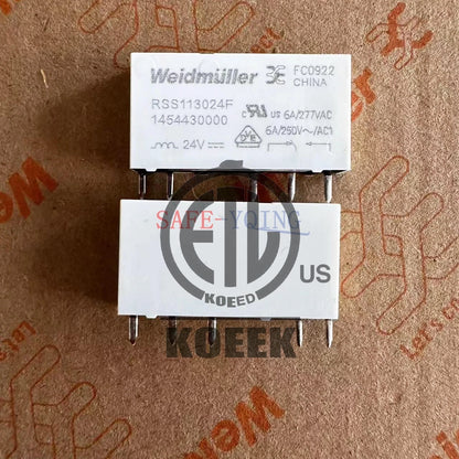 10pcs Weidmuller Relay RSS113024F 1454430000 #Ko