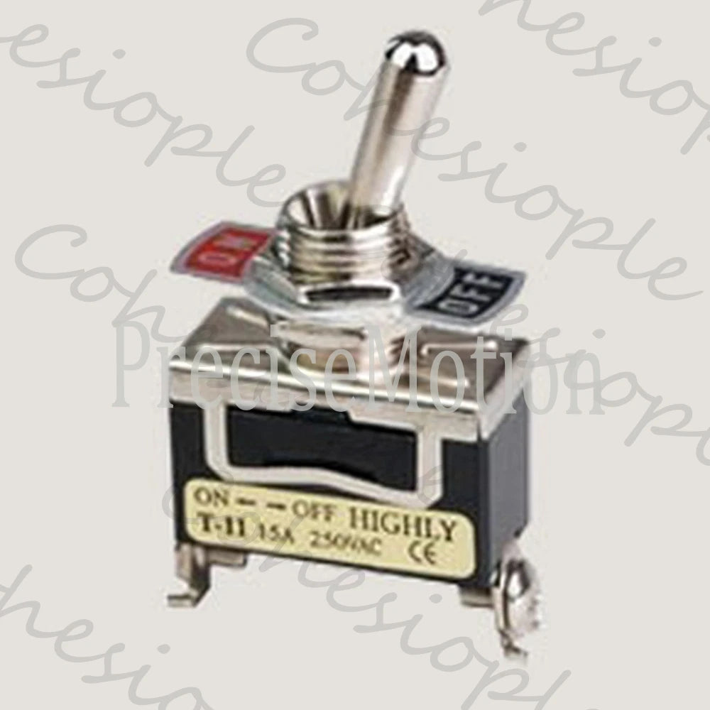 10PCS/Lot T-11BS T-11 Toggle Switch 2P 15A 250VAC