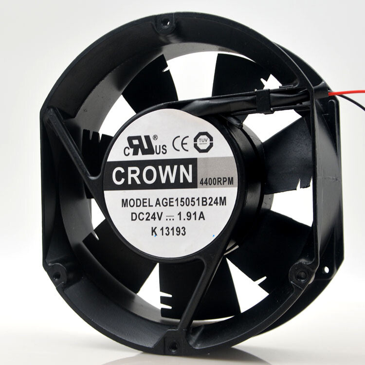 1pcs  Crown AGE15051B24M 24V 17251 Ball DC Inverter Fan