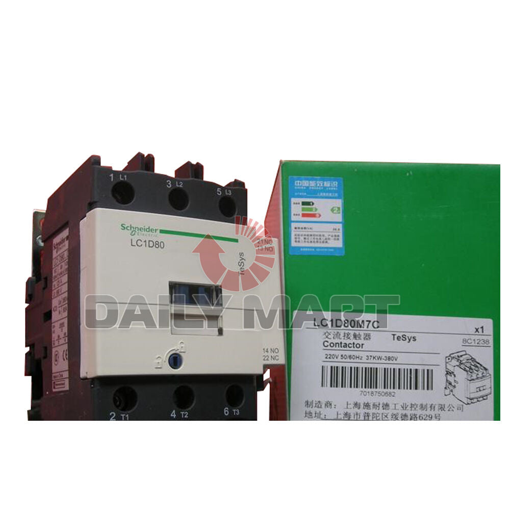 new Schneider LC1-D80M7C LC1D80M7C AC Electromagnetic Contactor AC220V - SCHNEIDER ELECTRIC
