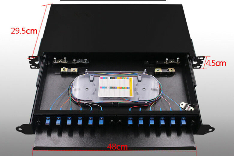 new Fiber optic terminal box 12-port SC cable connection box thickening