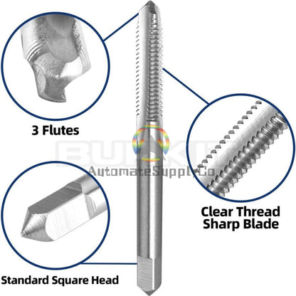 No 3-48 UNC Tap and Die Set Right Hand, 3 x 48 UNC Thread Tap and Round Die