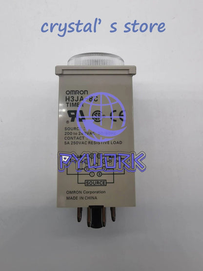 1PCS Delay Timer 10' H3JA-8C 200-240VAC #