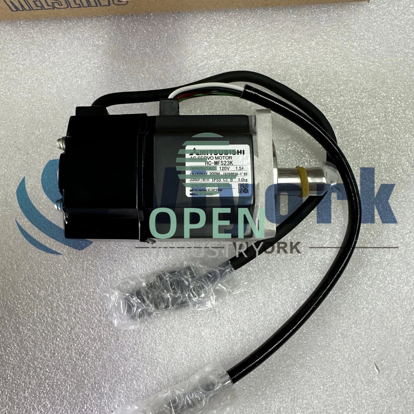 1PCS Mitsubishi HC-MFS23K AC SERVO MOTOR 3AC 120V 1.5AMP 200W 3000RPM