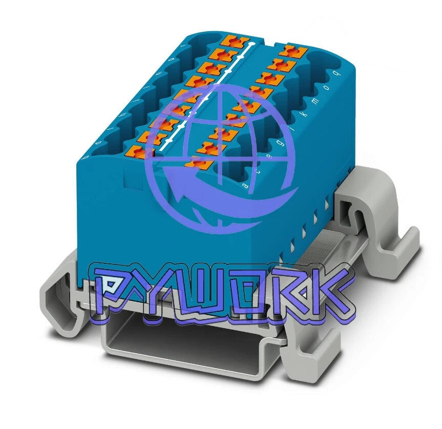 1 bag (8pcs) PHOENIX CONTACT ，PTFIX 18X2,5-NS35A BU - Distribution block 3273178
