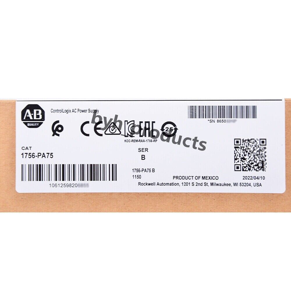 ControlLogix 1756PA75 AC Power Supply - CONTROLLOGIX