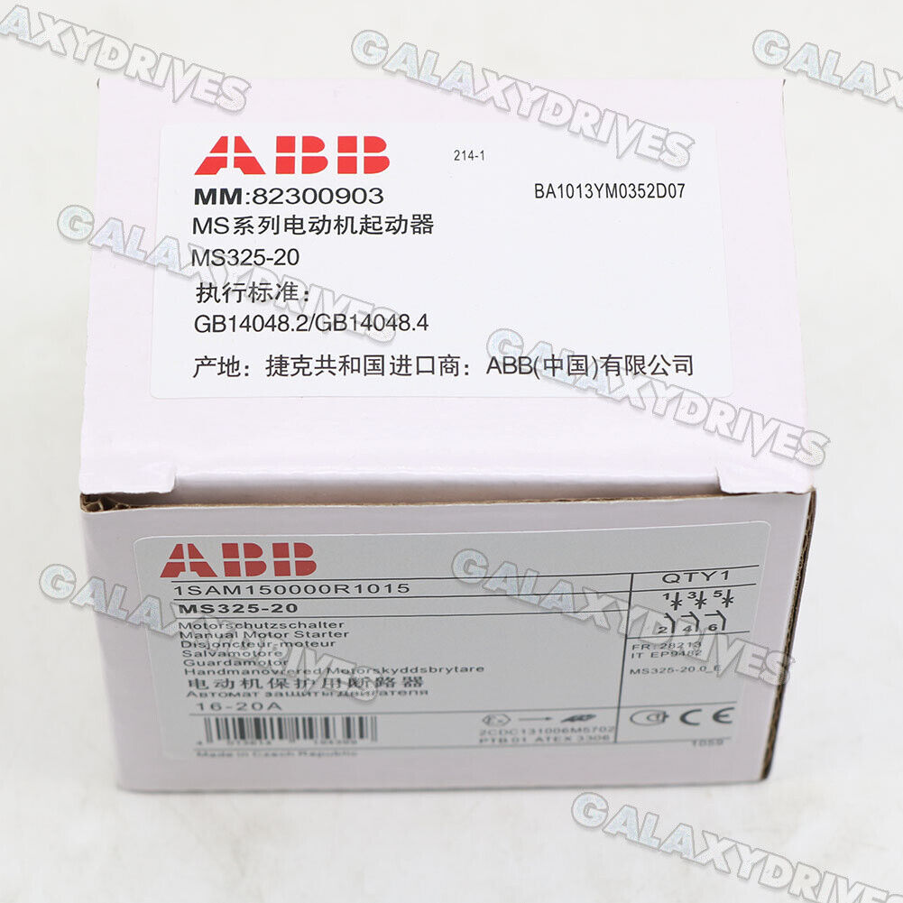 ABB MS325-20 Circuit Breaker 16-20A (1Pcs) - ABB