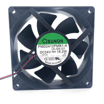SUNON PMD2412PMB1-A (2).GN.l21 DC24V 18.2W 2-Wire Inverter Cooling Fan