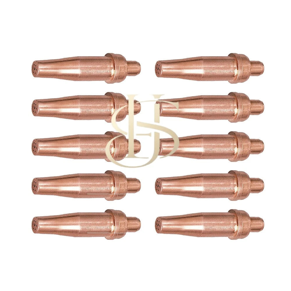 10-pk 3-3-101 3-101 #3 Acetylene Oxygen Cutting Tip Replacement for Victor Torch