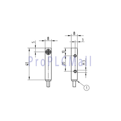 Wenglor I1BH001 Proximity Switch Sensor PNP 1PCS