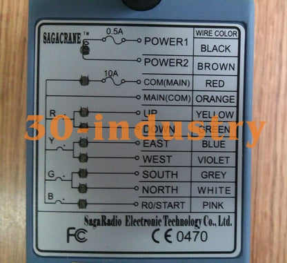 Crane Wireless Remote Controller SAGA-L8 - No Battery Included - CRANE