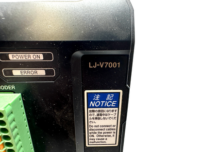 used Keyence LJ-V7001 High-Speed 2D Laser Profiler Controller - KEYENCE