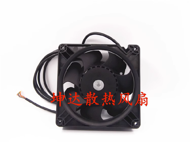 new 1 pcs Cooling Fan DV5214/2HP DC24V 6W 12738 12.7cm 4-pin Aluminum frame fan - DELTA