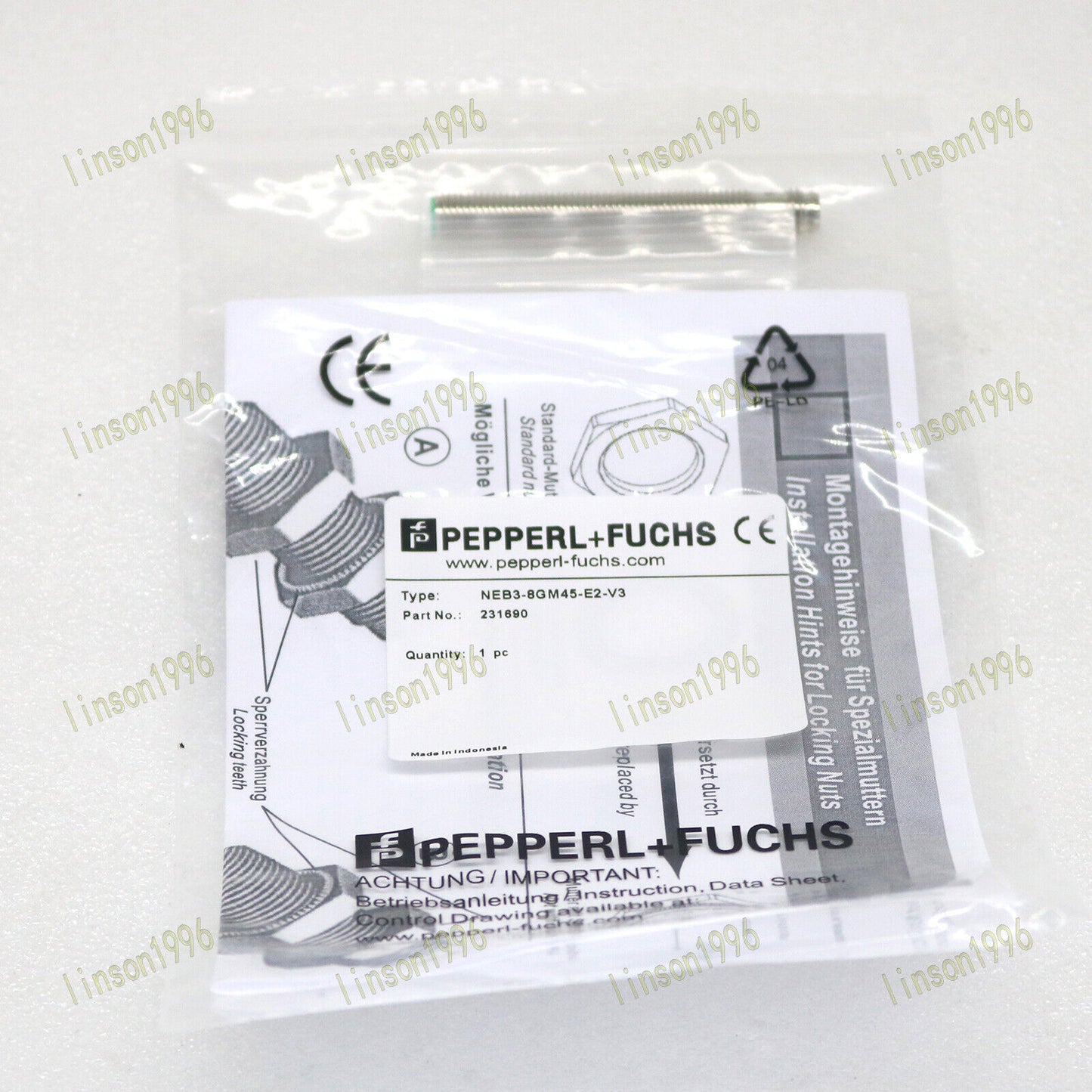 1PC PEPPERL+FUCHS NEB3-8GM45-E2-V3 Sensor - PEPPERL+FUCHS
