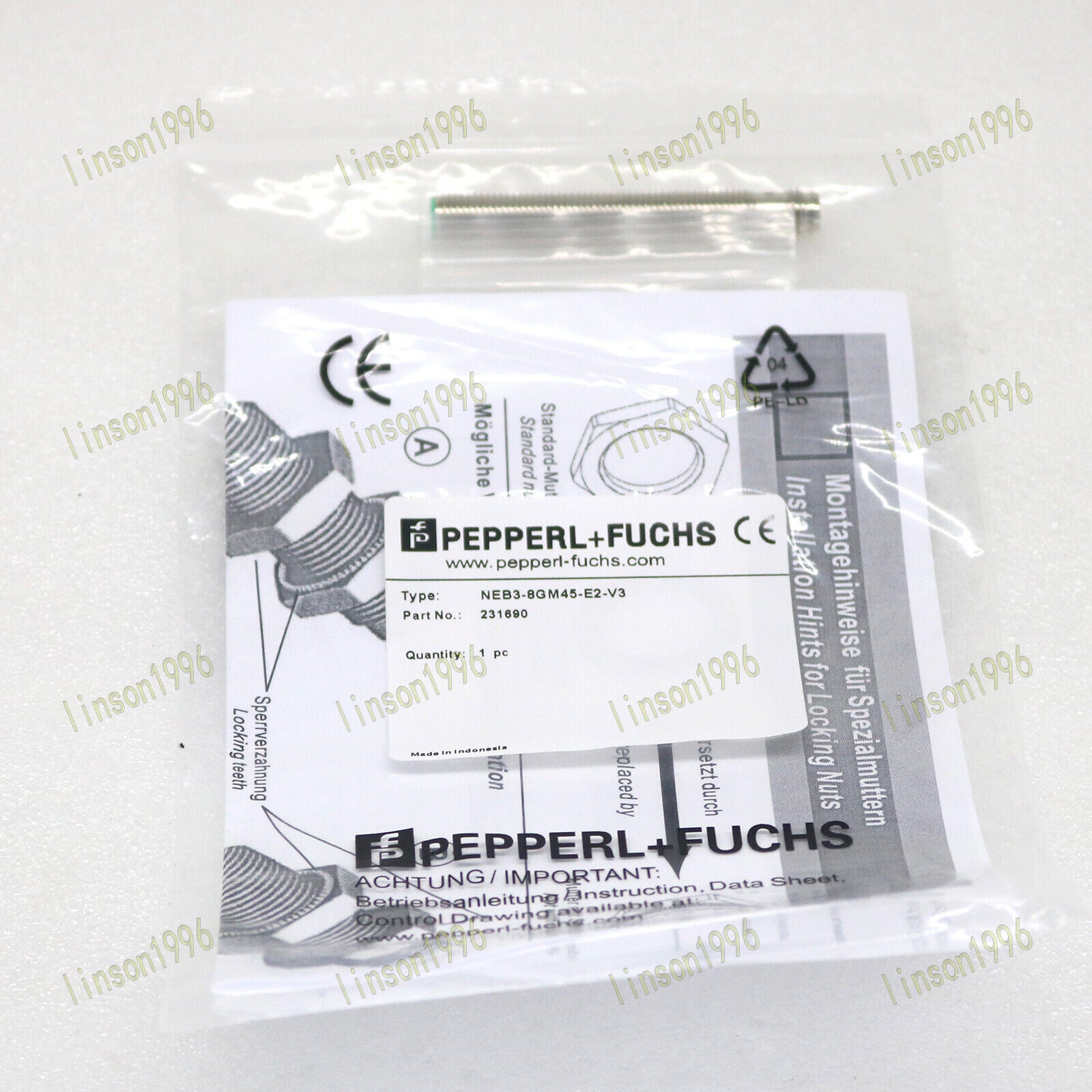 1PC PEPPERL+FUCHS NEB3-8GM45-E2-V3 Sensor - PEPPERL+FUCHS