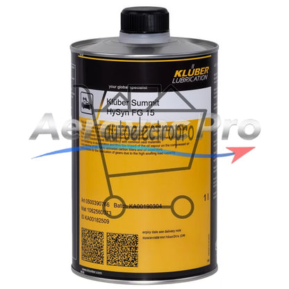 1Pcs KLUBER Lubrication Klubersynth FG 15 1L ( 1000ml) SAFE RELIABLE