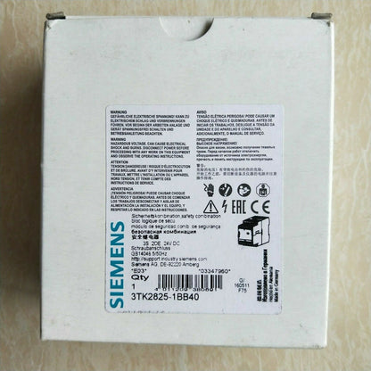 new 1PC  Siemens 3TK2825-1BB40 3TK28251BB40 Relay 24VDC In Box Fast